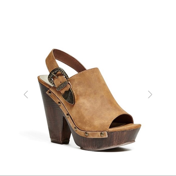 G by Guess Shoes - Guess Peep Toe Clogs